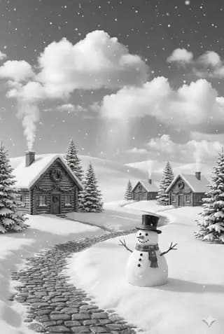 Christmas background skin